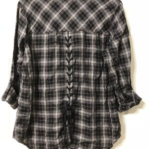 Women’s lace Up back shirt